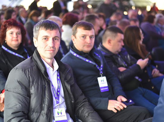 В’ячеслав Разумовський на форумі партії "За майбутнє у Луцьку". Фото із фейсбуку