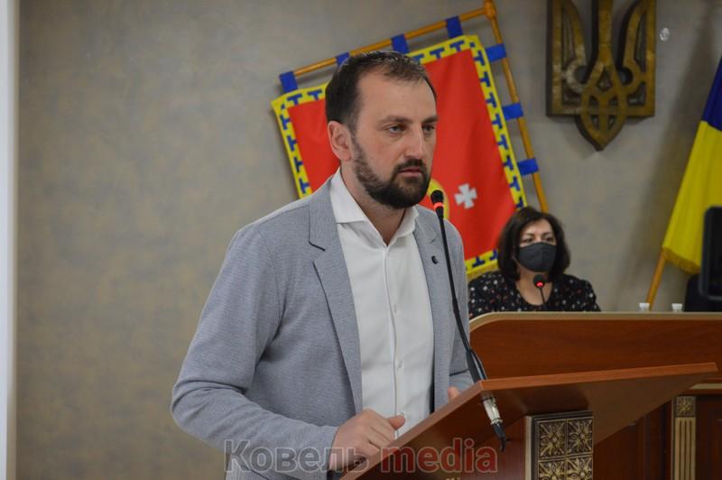 Заступник Ковельського міського голови Тарас Яковлев. Фото із сайту «Ковель. Медіа»