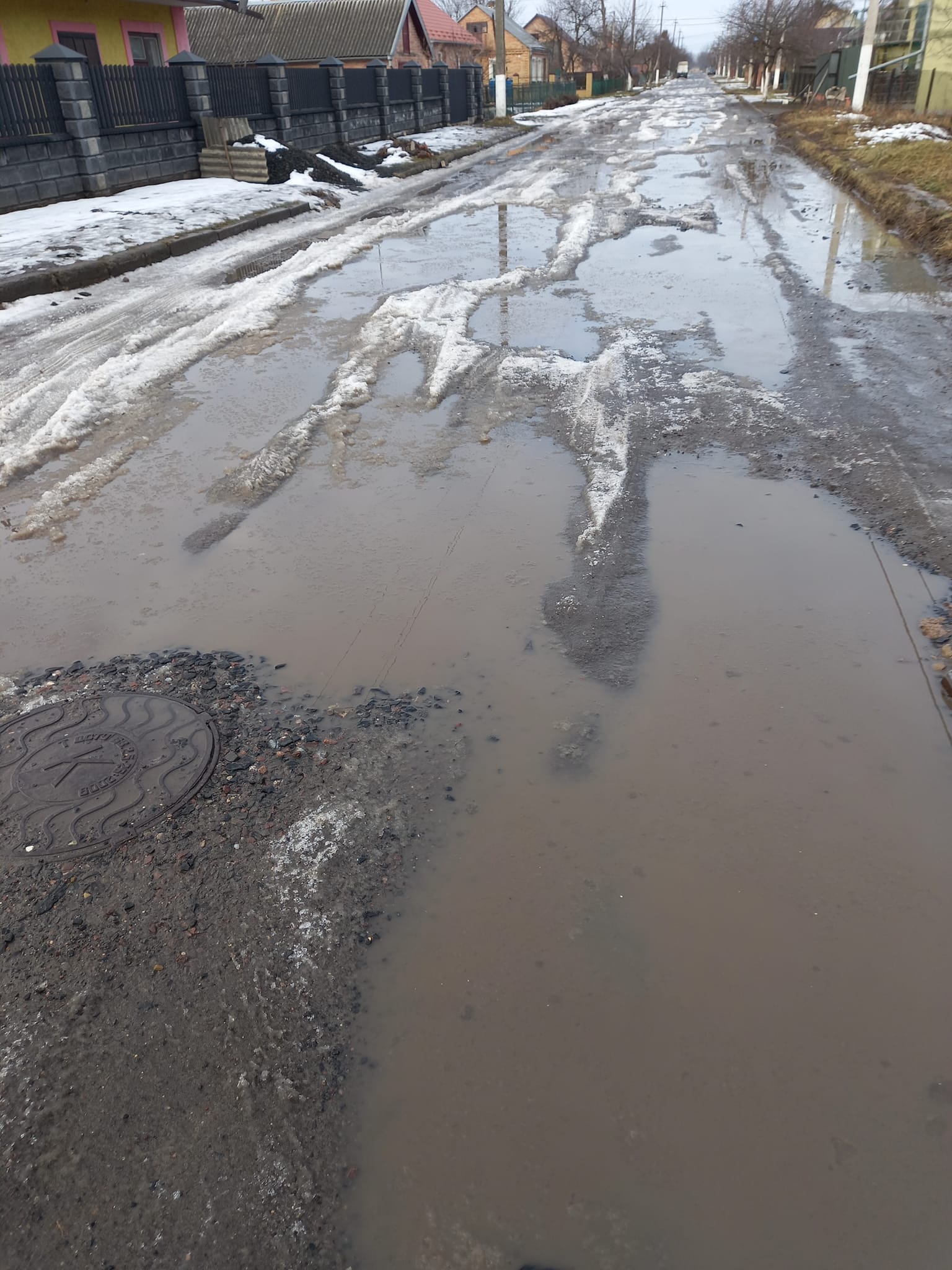 Вулиця Довженка до грейдування