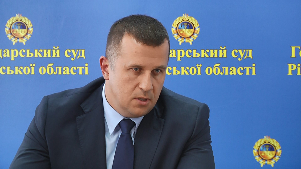 Суддя Вадим Торчинюк. 2015 рік. Фото з архіву