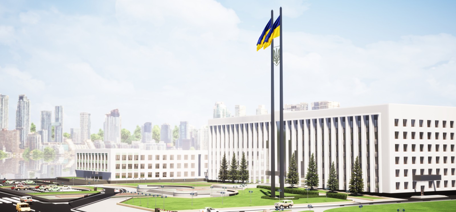 Проєкт флагштока в Рівному