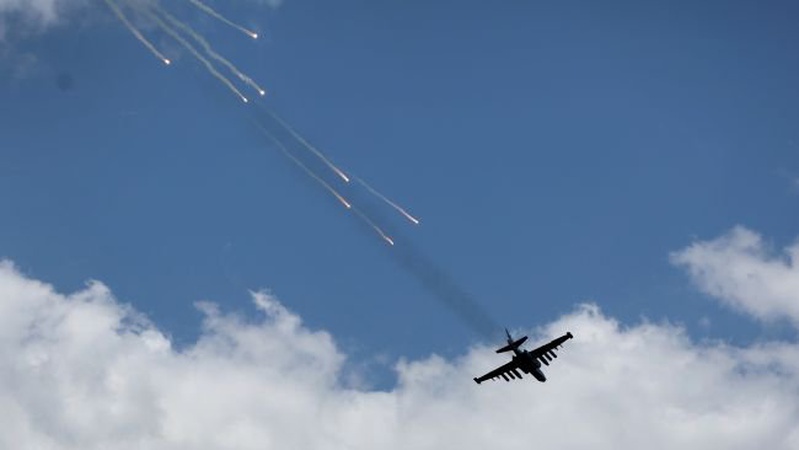 У Росії розбився військовий літак Су-25