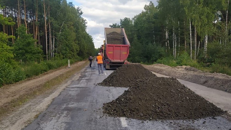 На Волині ремонтують дороги до кордону з Білоруссю