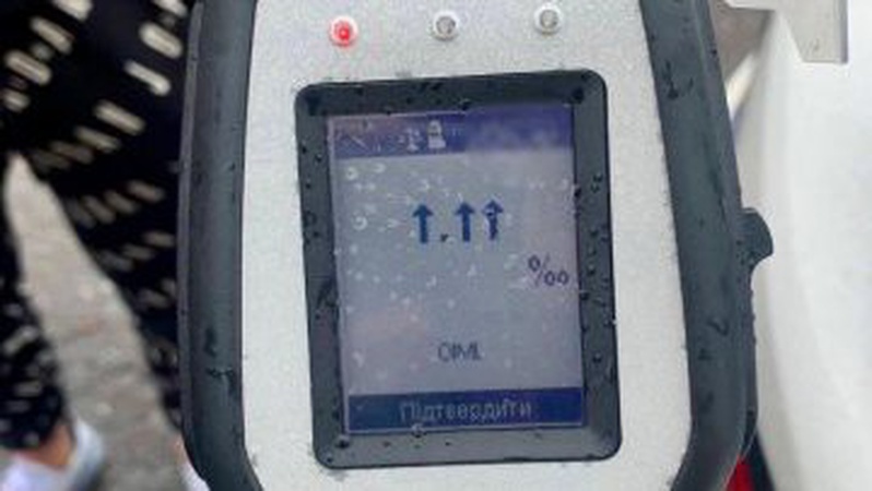 Drager показав максимум: у Луцьку затримали п’яного 23-річного водія Chevrolet Camaro