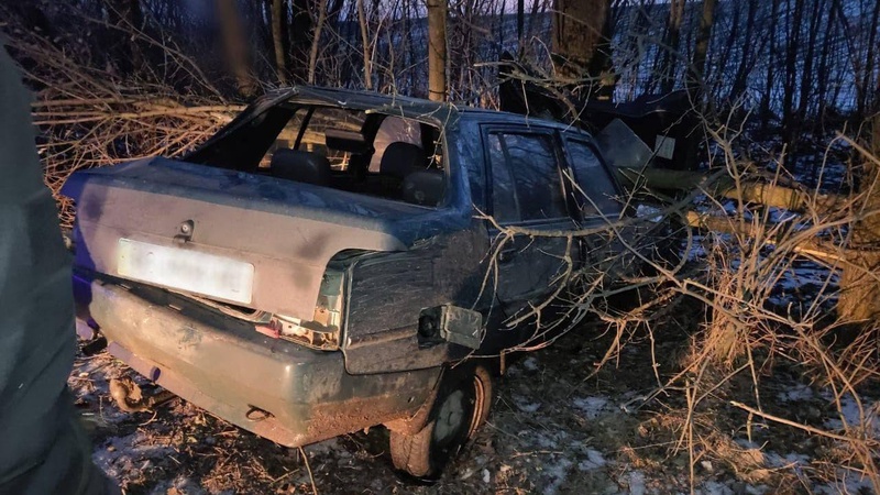 Поблизу Берестечка п’яний водій «Славути» злетів з дороги і влетів у дерево
