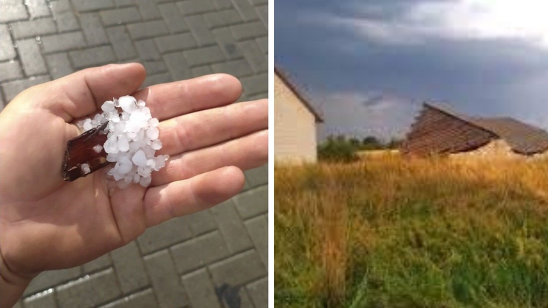 Хлів зрівняло з землею: у селі на Волині буря наробила лиха
