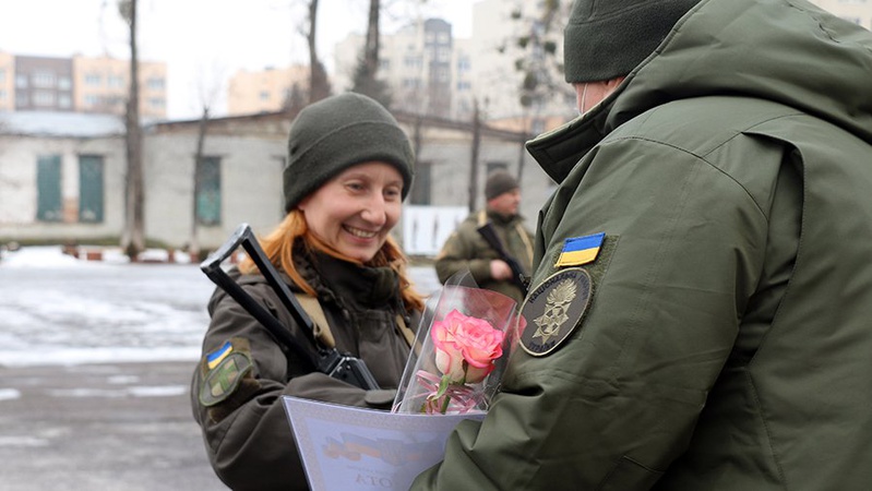 Луцькі нацгвардійці повернулися із зони ООС. ФОТО