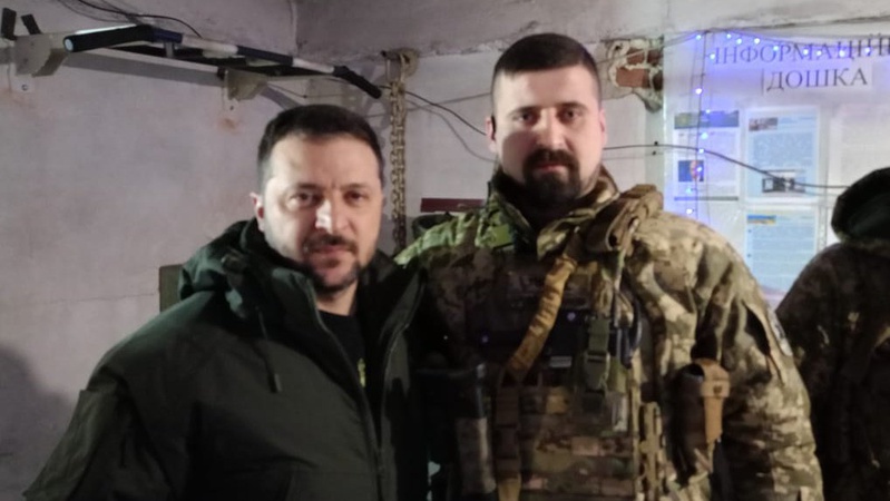 Президент відвідав Авдіївку та нагородив воїна з Волині Ігоря Тимощука