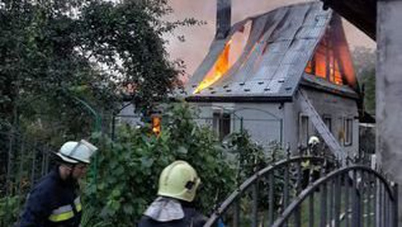 На Волині горів житловий будинок. ФОТО