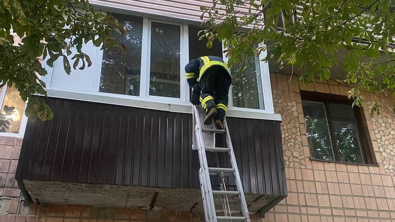 Двох дітей рятували надзвичайники у Луцьку