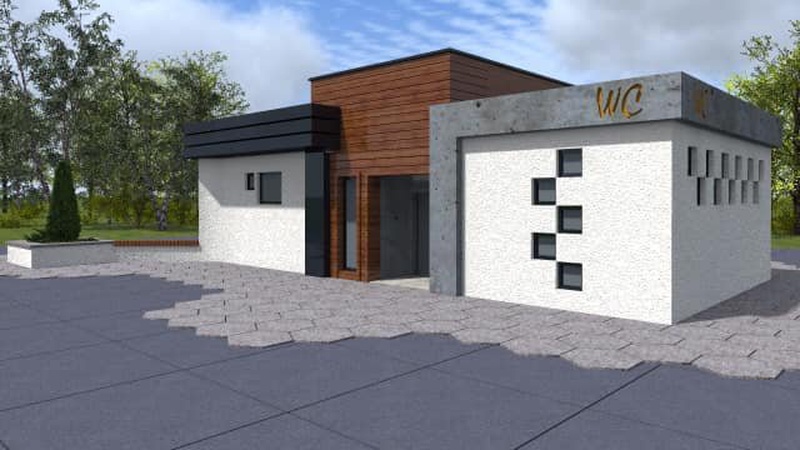 У Луцьку будують туалет за 3 мільйони 715 тисяч. ВІДЕО