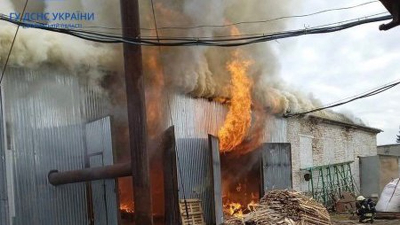 У Нововолинську горіла котельня