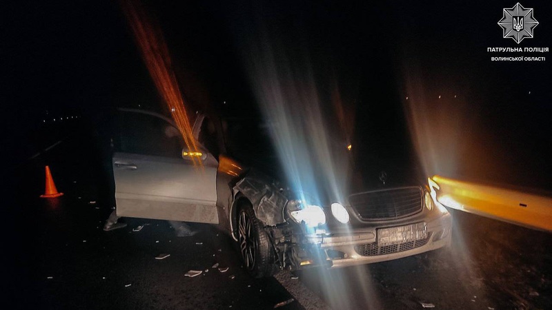 Під Луцьком — ДТП: п’яний водій не надав перевагу в русі