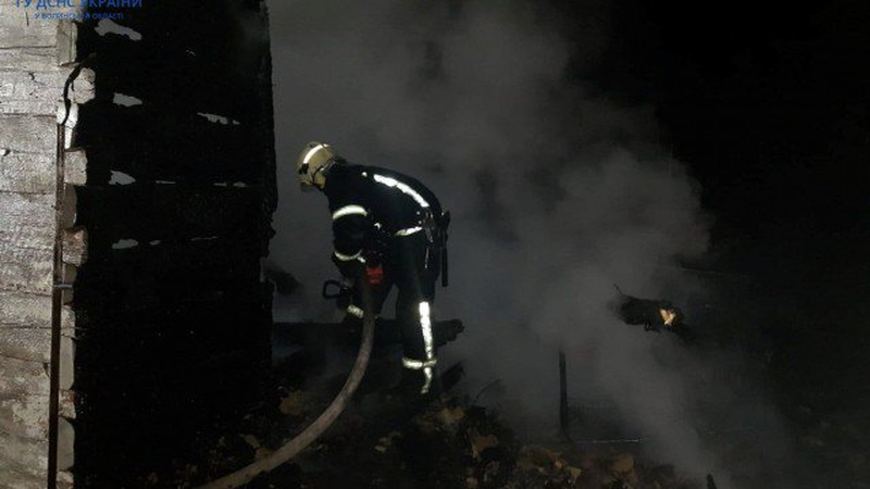 У пожежі на Волині загинув 61-річний чоловік