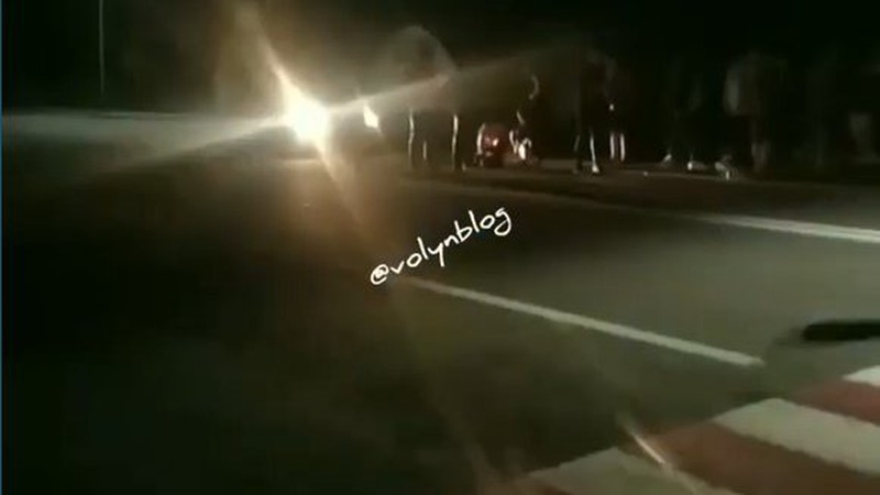 На трасі Луцьк-Ковель авто збило пішохода. ВІДЕО