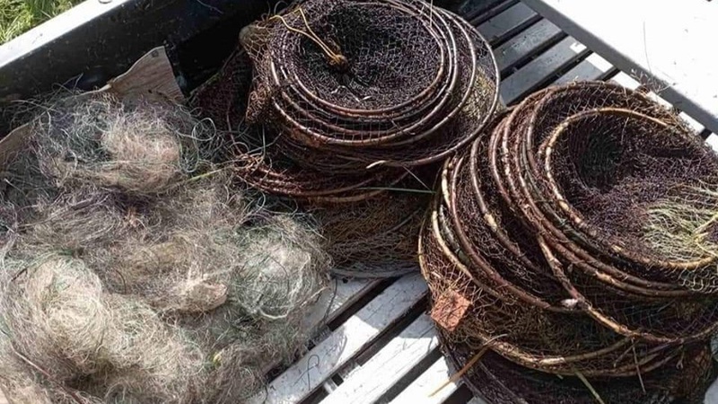 На водоймах Волині вилучили незаконні знаряддя лову