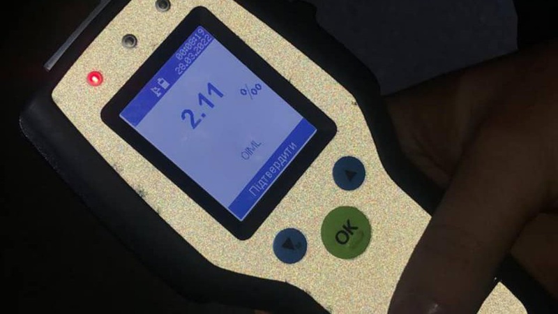 На Волині затримали сімох нетверезих керманичів, один з яких поставив рекорд