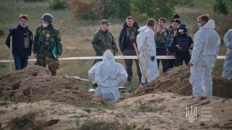 На Донеччині розпочалася ексгумація жертв російської окупації