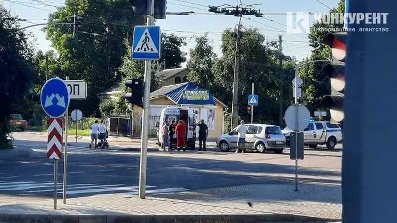 ДТП у Луцьку: автівка збила мотоцикліста