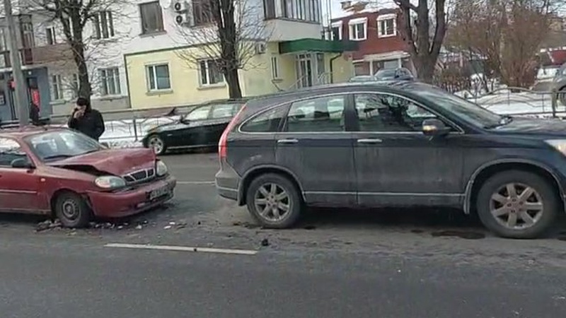 У Луцьку ДТП за участю трьох авто. ВІДЕО