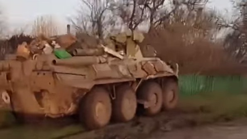 Волинські захисники «віджали» в окупантів модернізований БТР