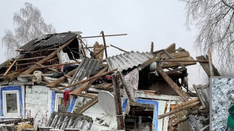 Неподалік Луцька вибух вщент зруйнував будинок (ФОТО)