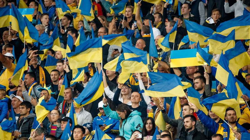 Фанати підтримали ЗСУ під час матчу збірної України