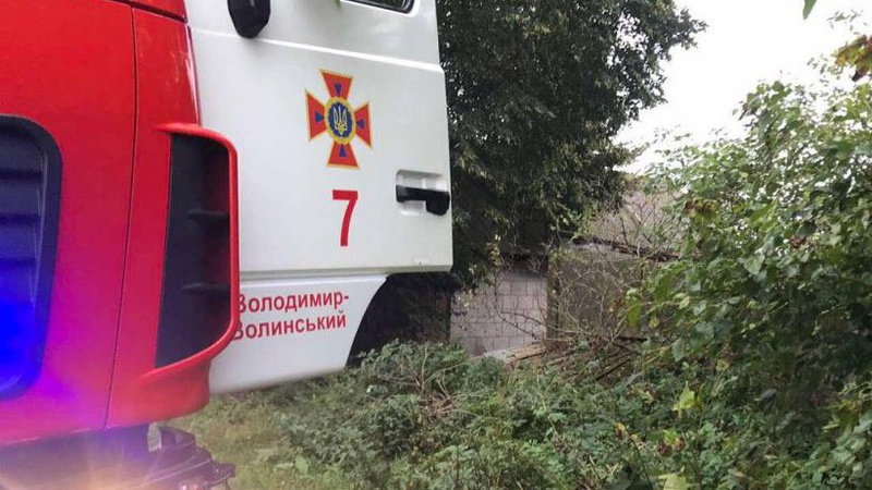 У селі на Волині горів будинок