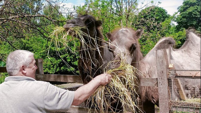 Селяни передали корм для тварин Луцькому зоопарку