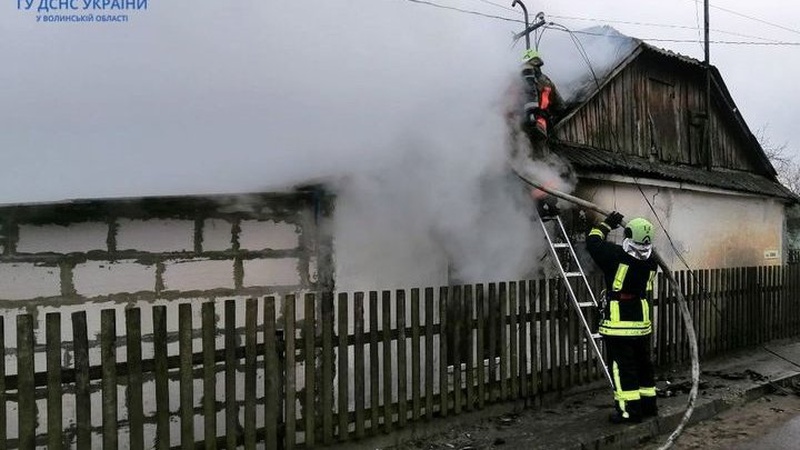 Один загиблий і четверо травмованих: на Волині за тиждень сталося 15 пожеж