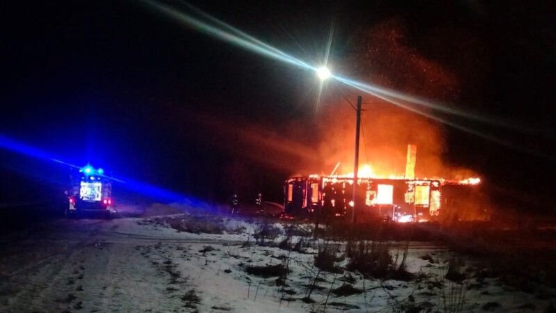 У селі на Волині до тла згоріла хата