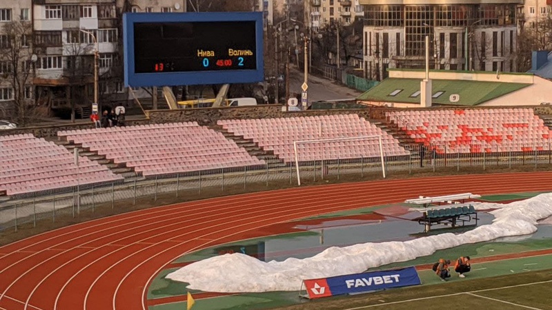 «Волинь» долає «Ниву» у виїзному матчі в Луцьку