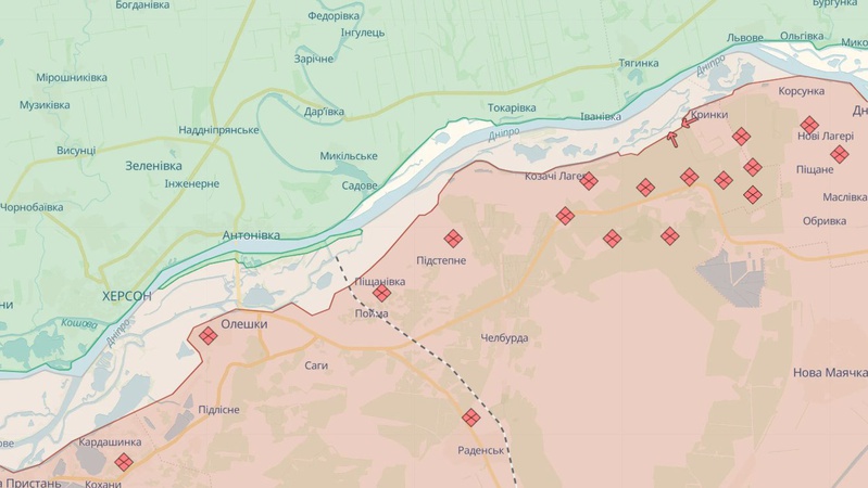 ЗСУ розширюють вогневий контроль на лівоборежжі Херсонщини: чому ці плацдарми важливі