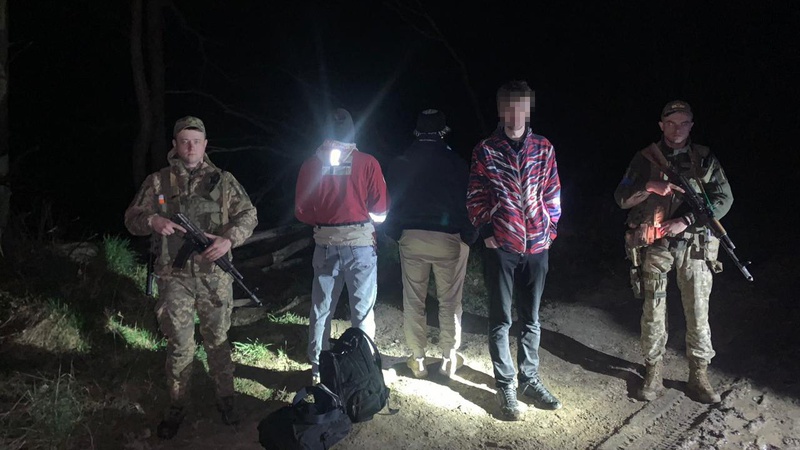 На Волині затримали чотирьох ухилянтів, які вчергове намагалися незаконно потрапити до Польщі