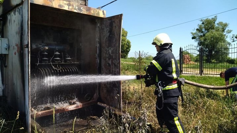 У селі на Волині горів трансформатор