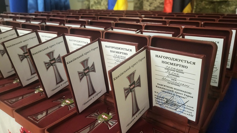 У Ковелі рідним загиблих воїнів вручили відзнаки