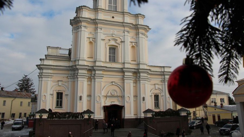 Розклад богослужінь у Соборі Святої Трійці на Різдво