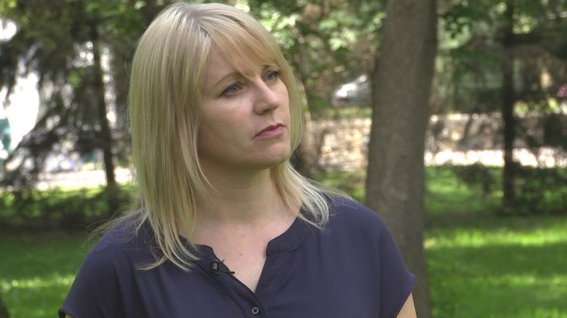 Переселенка з Мелітополя чекає на Волині чоловіка-азовця з полону