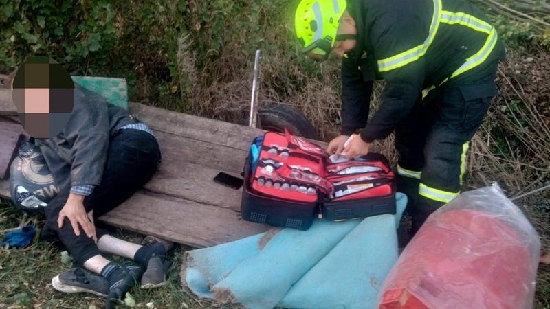 ДТП на Волині: легковик протаранив воза, постраждав чоловік