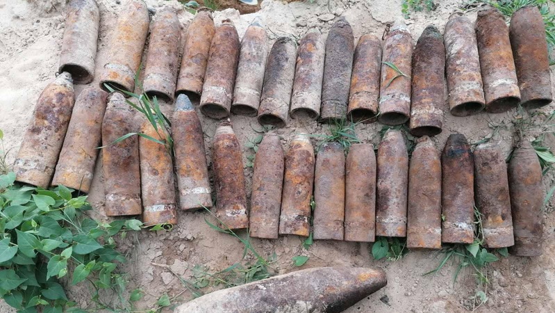 На Волині правоохоронці знищили застарілі боєприпаси