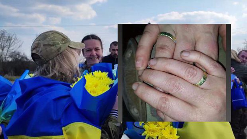 З полону повернулася захисниця Маріуполя у якої з коханим були обручки з фольги