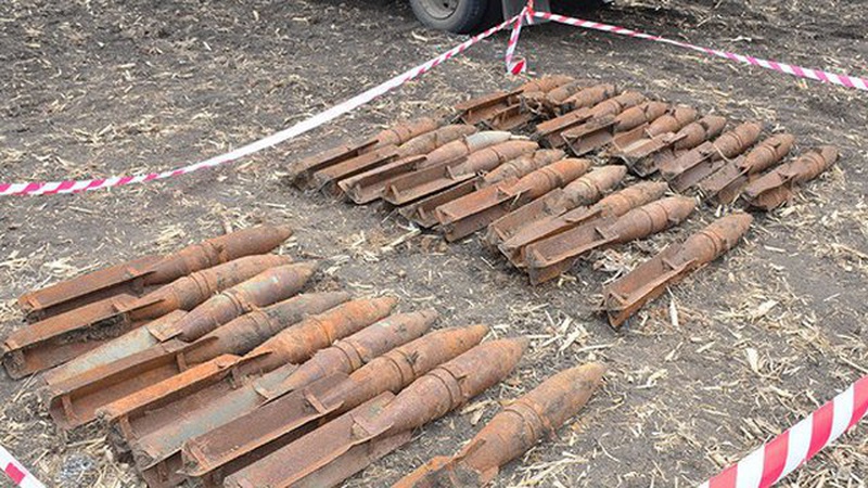У селах на Волині знайшли міни та авіабомби