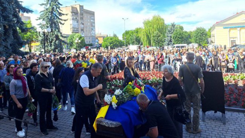 У Ковелі попрощалися з Героєм Дмитром Прокопчуком