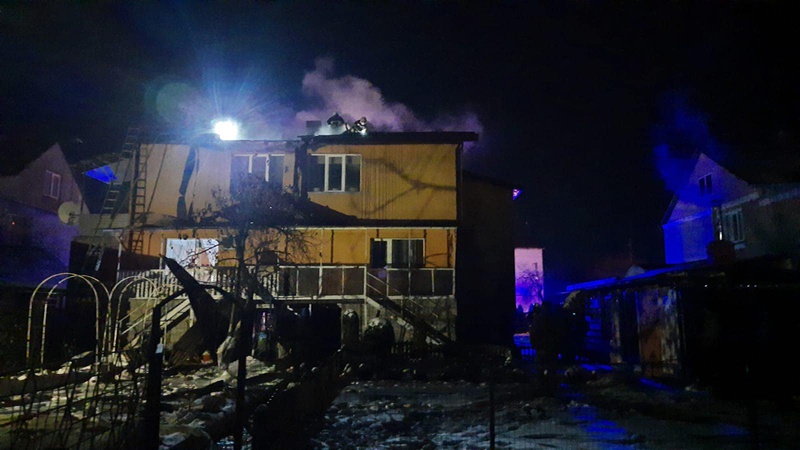 У Ківерцях горів будинок: на місці працювали вогнеборці