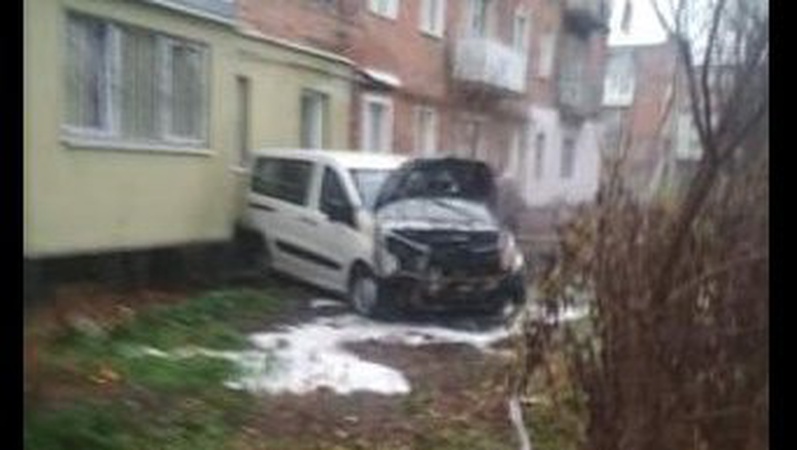 У Нововолинську горів автомобіль