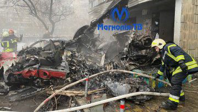 СБУ розглядає три версії падіння гелікоптера у Броварах