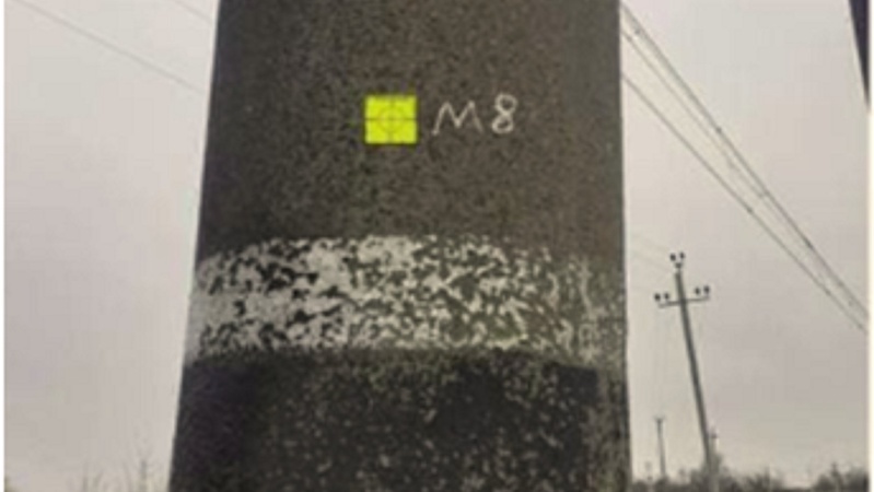 Показали, які мітки ставлять окупанти на об’єктах Укрзалізниці