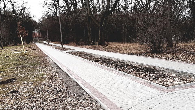 У Горохові в парку відкопали вхід у підземелля. ФОТО