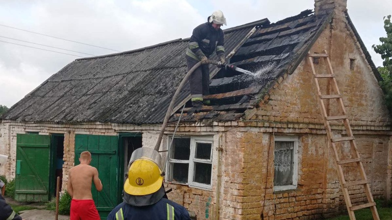 У пожежі на Волині постраждав 17-річний хлопець