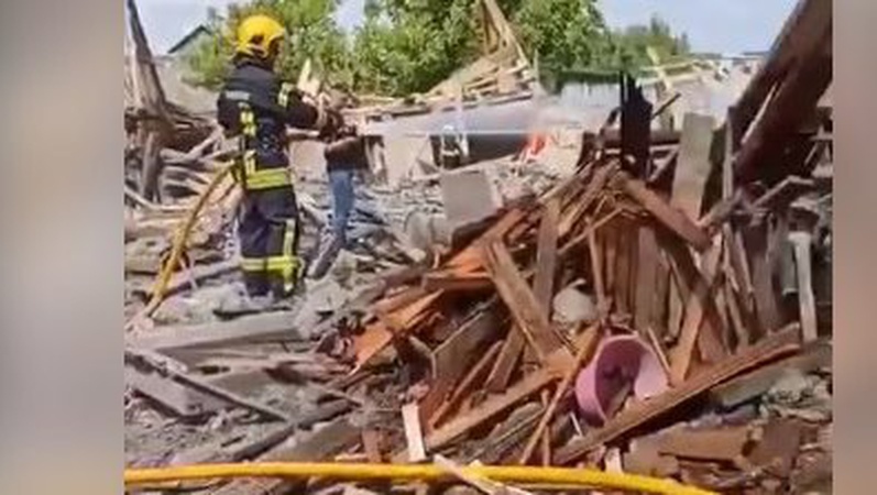 Розповіли деталі падіння уламків БПЛА на приватні будинки Волині. ВІДЕО